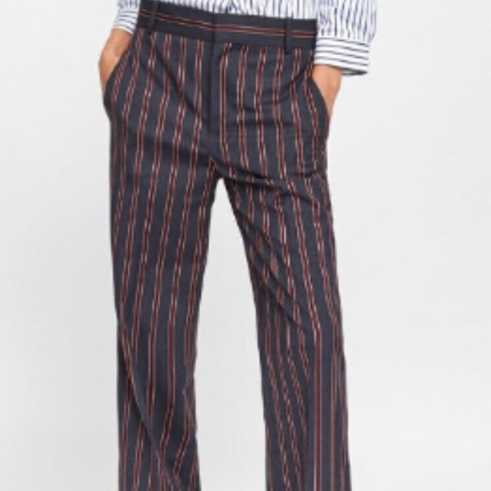 ZARA Mid-Rise Masculine Trouser/Medium